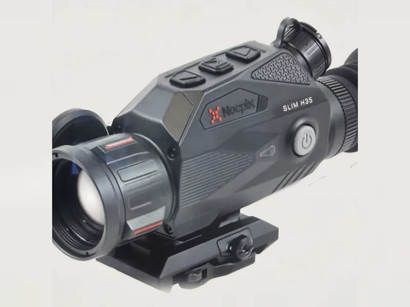 NOCPIX SLIM H35 thermal rifle scope on a quick-detach mount
