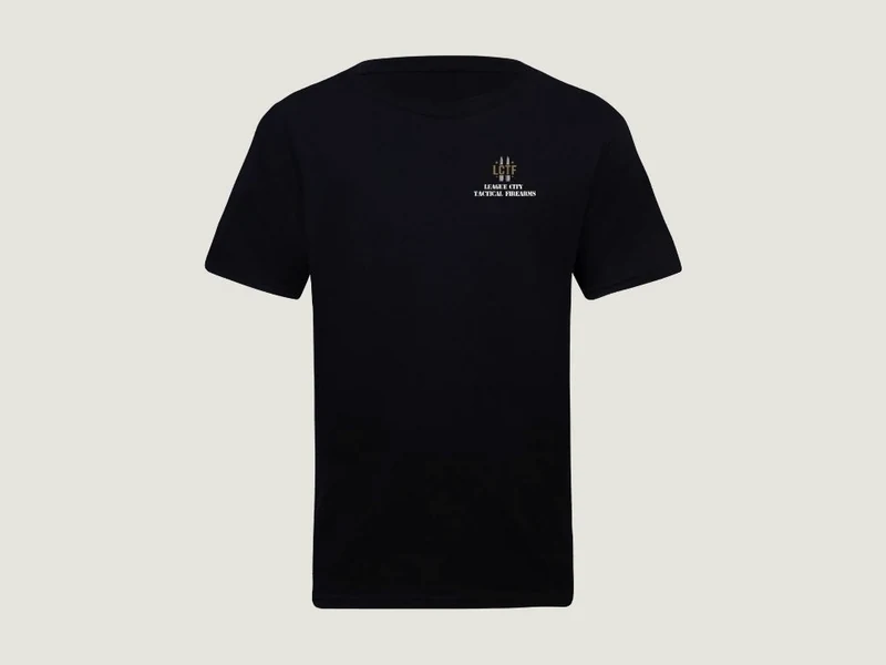 Black LCTF logo tee